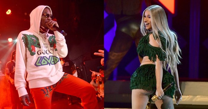 แร็ปเปอร์ Offset บุกง้อแฟนสาว Cardi B กลางเวทีที่ LA แต่ฝ่ายสาวไม่ปลื้มด้วย