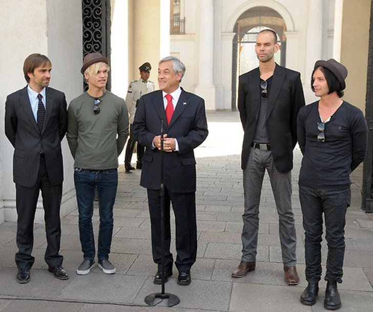 Placebo เข้าพบประธานาธิบดีชิลี