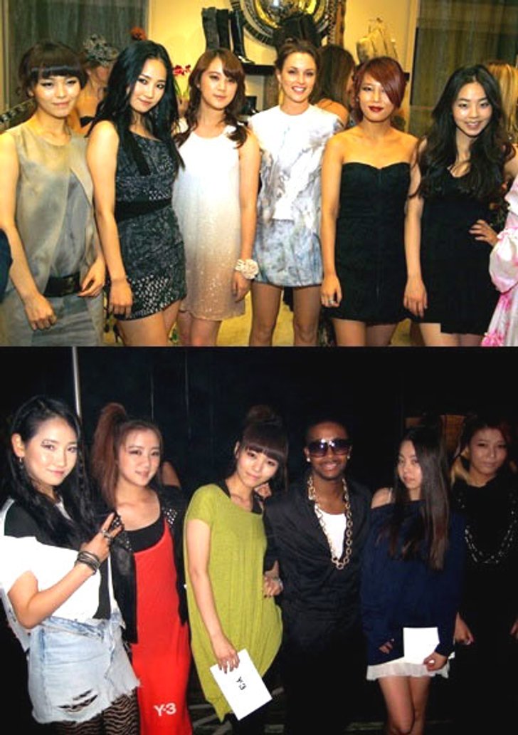 Wonder Girls กระทบไหล่ดาราฮอลลีวู๊ด Leighton Meester และนักร้องฮิพฮอพ Omarion