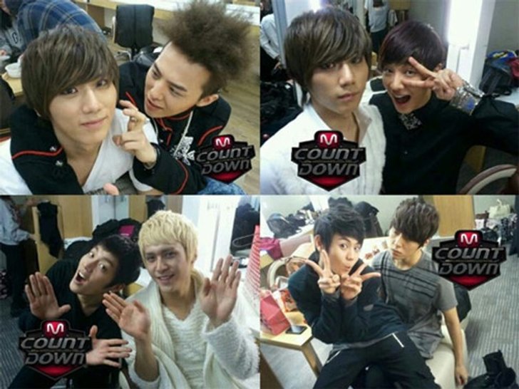 จีดรากอน ทิ้ง ท็อป แห่ง บิ๊งแบง มาหา จางฮยอนซึง แห่ง BEAST