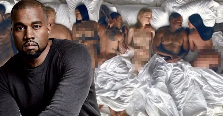 Kanye West ปล่อยเอ็มวี “Famous” รวมหุ่นขี้ผึ้งเซเลปดังนอนเปลื้องผ้าล่อนจ้อน!