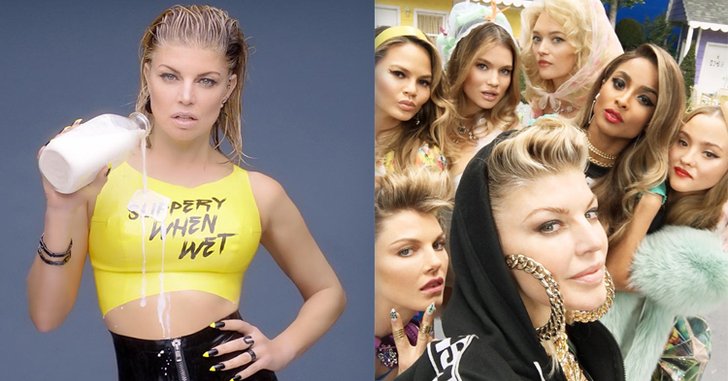 Fergie ขนทัพเพื่อนดารากลับมาสวยปังในเอ็มวีใหม่ “M.I.L.F. $”