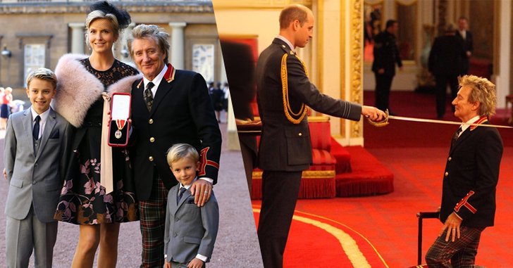 Rod Stewart รับพระราชทานยศท่านเซอร์ ในวัย 71 ปี