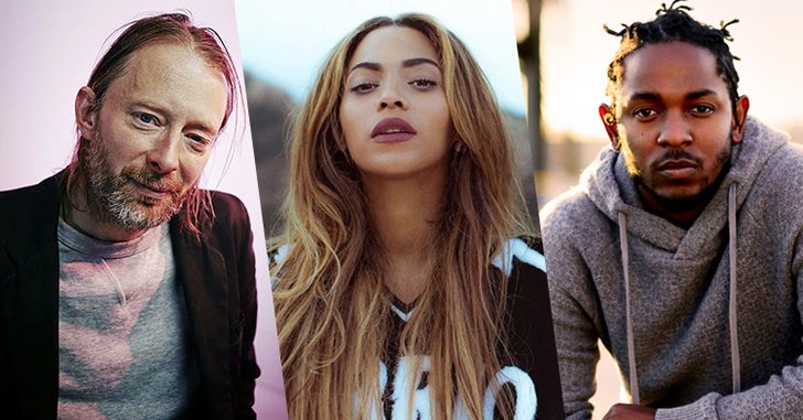 Radiohead, Beyoncé, Kendrick Lamar เฮดไลน์เทศกาล Coachella 2017