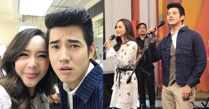 เต้ย & มาริโอ้ คู่พระนางจับไมค์ร้องเพลง "กลัวจะเผลอรักเธอไปสักวัน" สุดน่ารัก