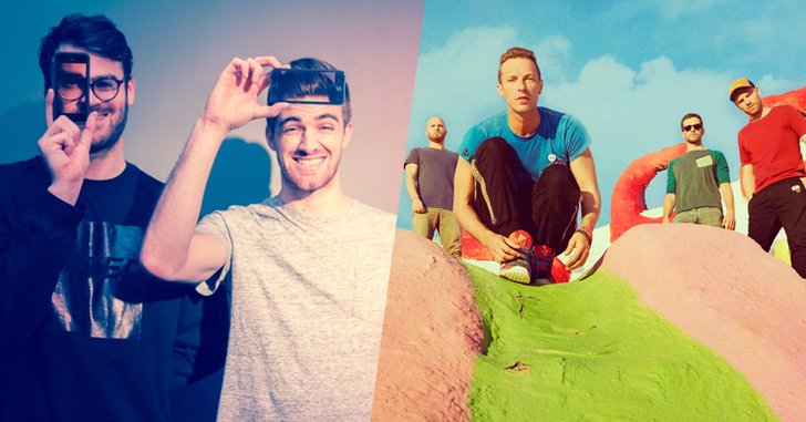 The Chainsmokers ปะทะ Coldplay ส่งเพลงชวนโดด “Something Just Like This”
