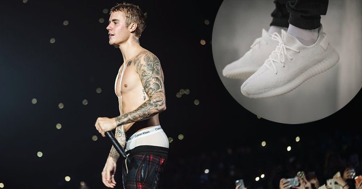 โยนแล้วไปไหน? ตามดูรองเท้าที่ Justin Bieber โยนให้แฟนเพลงระหว่างคอนเสิร์ต