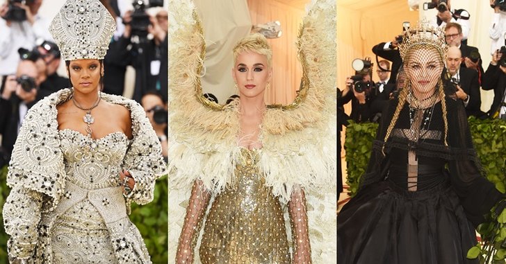 เหล่าศิลปินจัดเต็มแฟชั่นงาน Met Gala 2018 ภายใต้ธีม “แฟชั่นจากศาสนาคริสต์”