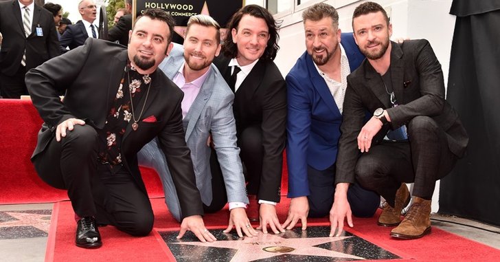 *NSYNC ฉลองครบรอบ 20 ปีพร้อมจารึกชื่อบน Hollywood Walk of Fame