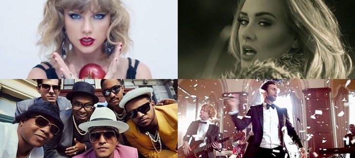 Top 10 เพลงสากลสุดฮิตประจำปี 2015
