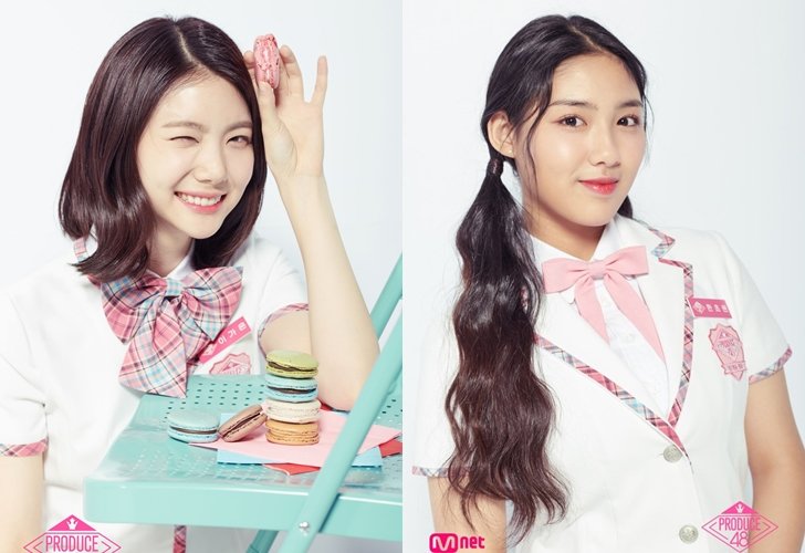 อีกาอึน และ ฮันโชวอน Produce 48