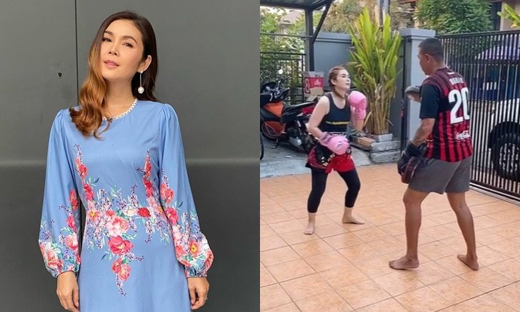"ฝน ธนสุนธร" ปล่อยคลิปซ้อมมวย โหดจน "ฮาย อาภาพร" ต้องยกนิ้วให้