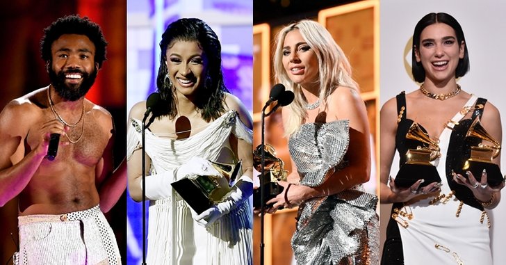 Childish Gambino, Cardi B, Lady Gaga, Dua Lipa นำทีมศิลปินรับรางวัล Grammy Awards 2019 ครั้งที่ 61