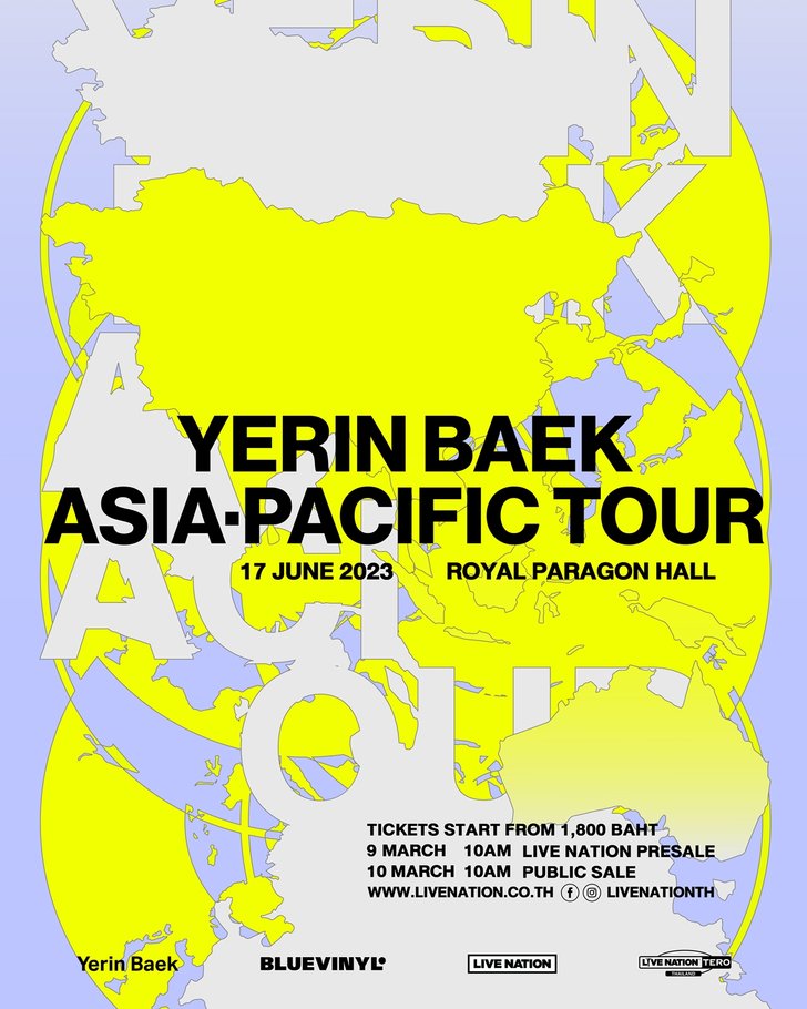 Yerin Baek Asia Pacific Tour in Bangkok 2023