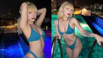 "พลอยชมพู" ทำทริปพัทยาไฟลุกในรูปเซ็ทใหม่ งานนี้เพื่อนคนดังยังทึ่ง! (อัลบั้มภาพ)