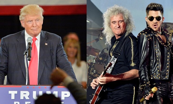 โดนัลด์ ทรัมป์ งานเข้า! หลังละเมิดลิขสิทธิ์เพลงวง Queen