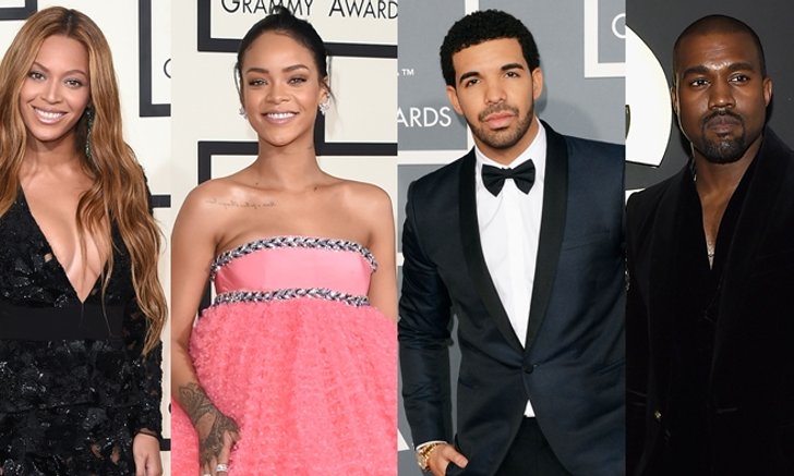 Beyoncé, Rihanna, Drake, Kanye West นำชิงรางวัล 59th Grammy Awards 2017