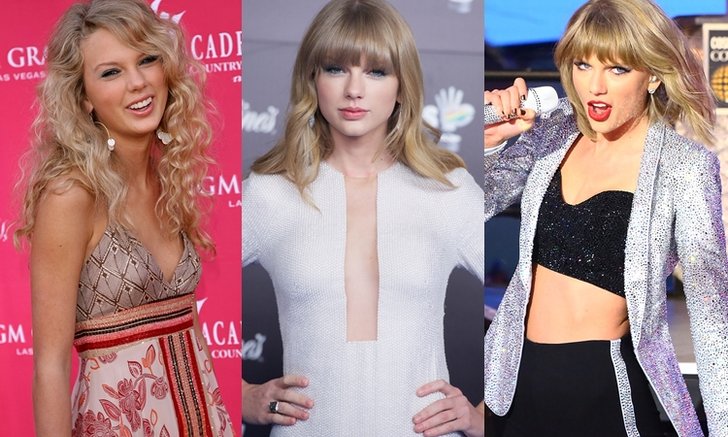 Taylor Swift กับพัฒนาการความสวย จากอดีตถึงปัจจุบัน