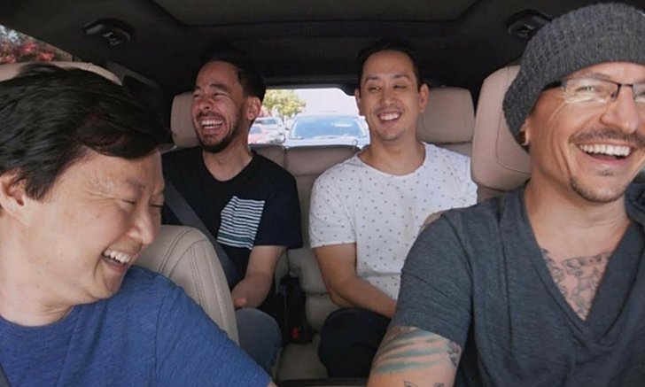 Chester Bennington กับใบหน้าเปื้อนยิ้มตลอดเวลาใน Carpool Karaoke