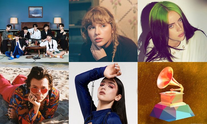 BTS, Taylor Swift, Billie Eilish, Harry Styles, Dua Lipa นำทัพศิลปินขึ้นแสดงเวที GRAMMYs 2021