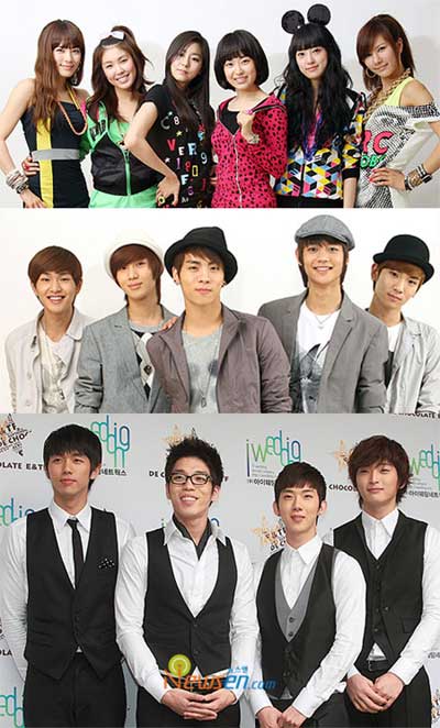 ศิลปินแปลงโฉม SHINee&#8594;BoA, After School&#8594;2PM, 2AM&#8594;4minute