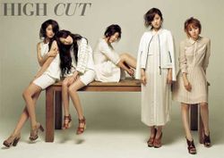 4minute อวดเสน่ห์ใส-เซ็กซี่ ในแฟชั่นนิตยสาร HIGH CUT