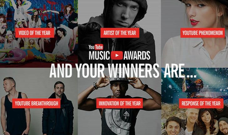 เกรียน มึน มันส์ รวมเหตุการณ์สำคัญในงาน Youtube Music Awards 2013