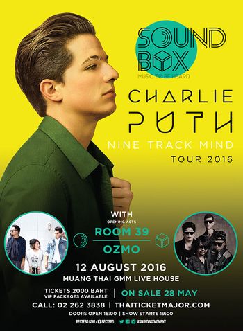 SOUNDBOX..Charlie Puth Nine Track Mind Tour 2016