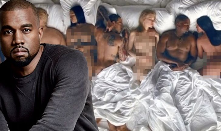 Kanye West ปล่อยเอ็มวี “Famous” รวมหุ่นขี้ผึ้งเซเลปดังนอนเปลื้องผ้าล่อนจ้อน!