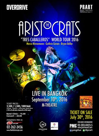 The Aristocrats Live in Bangkok World Tour 2016 TRES CABALLEROS