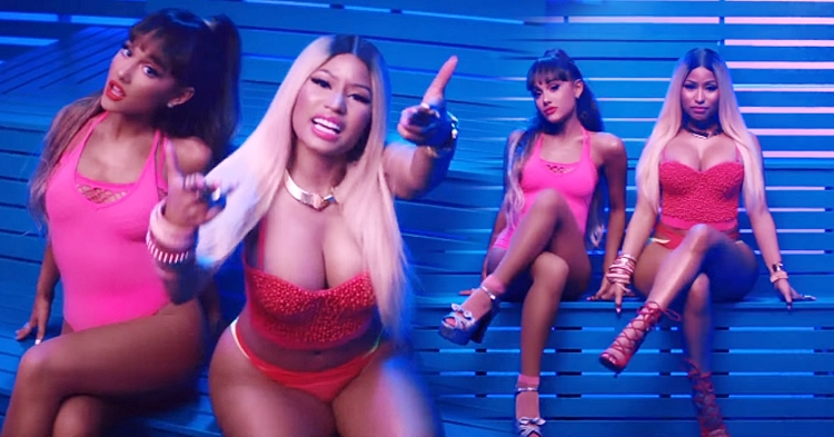 Ariana Grande สวยเซ็กซี่ย้อนยุคกับ Nicki Minaj ใน “Side To Side”