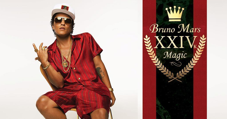 Bruno Mars ปล่อยซิงเกิลใหม่ในรอบ 4 ปีในลุคบลิงๆ กับ “24k Magic”