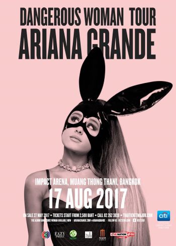 Ariana Grande Dangerous Woman Tour Live in Bangkok 2017