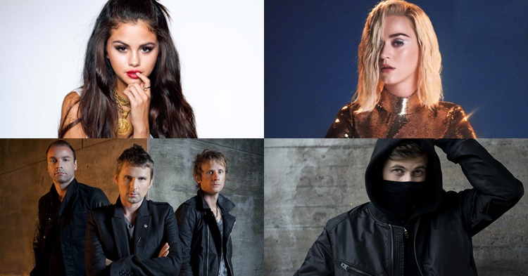 Selena Gomez, Katy Perry, Muse, Alan Walker กับเพลงใหม่ประจำสัปดาห์