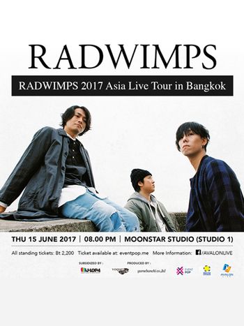 RADWIMPS 2017 Asia Live Tour in Bangkok