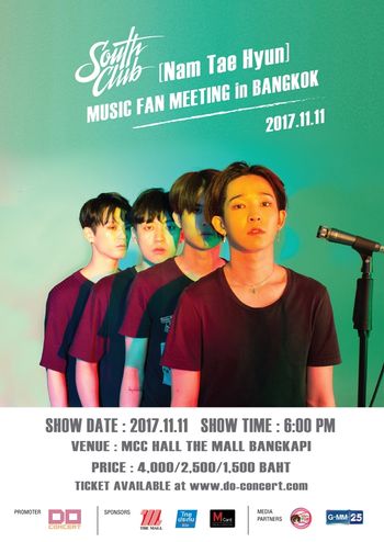 South Club  (Nam Tae Hyun) Music Fan Meeting in Bangkok