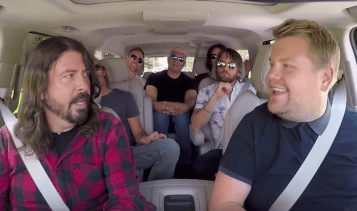 Foo Fighters เผยความอึดอัด! หลังร่วมรายการ "Carpool Karaoke"