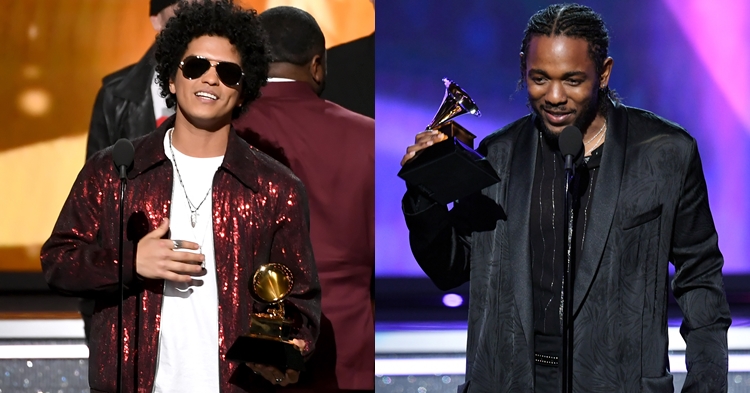 Bruno Mars, Kendrick Lamar นำทีมรับรางวัล Grammy Awards 2018