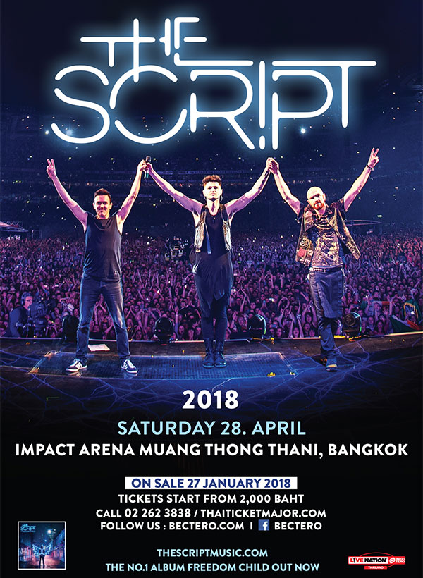 The Script Live in Bangkok 2018