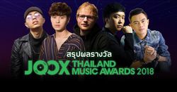 เผยแล้ว! รายชื่อผู้ชนะรางวัลจากเวที JOOX Thailand Music Awards 2018