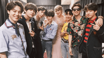 BTS สุดฮอต! ซูเปอร์สตาร์วงการเพลงขอถ่ายภาพด้วยใน Billboard Music Awards 2018