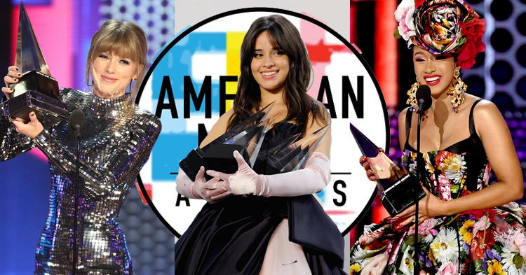 Taylor Swift, Camila Cabello, Cardi B รวมพลังหญิงคว้ารางวัล American Music Awards 2018