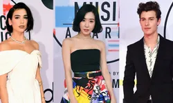 อัลบั้มภาพ American Music Awards 2018 แฟชั่นพรมแดง และการแสดงบนเวที