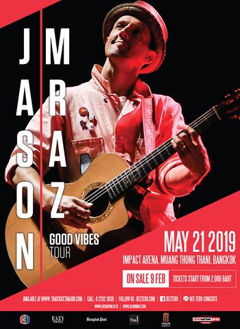 JASON MRAZ GOOD VIBES TOUR