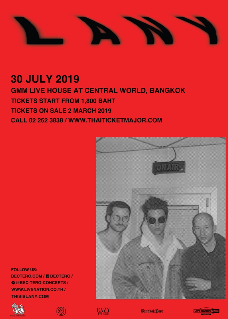 LANY Malibu Nights World Tour in Bangkok