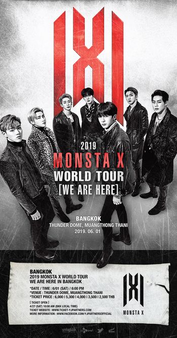 2019 MONSTA X WORLD TOUR ‘WE ARE HERE’ IN BANGKOK