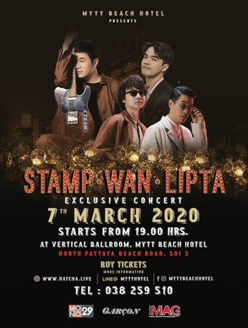 MYTT Beach Hotel Presents Stamp. Wan. Lipta Exclusive Concert
