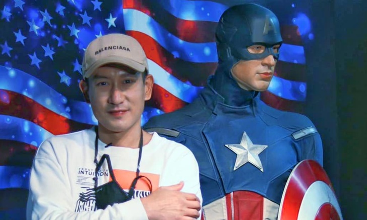 "แพท Power Pat" เผยรูปคู่ Captain America แต่โดนรุ่นน้องแซวเรื่องแคปชั่นเต็มๆ