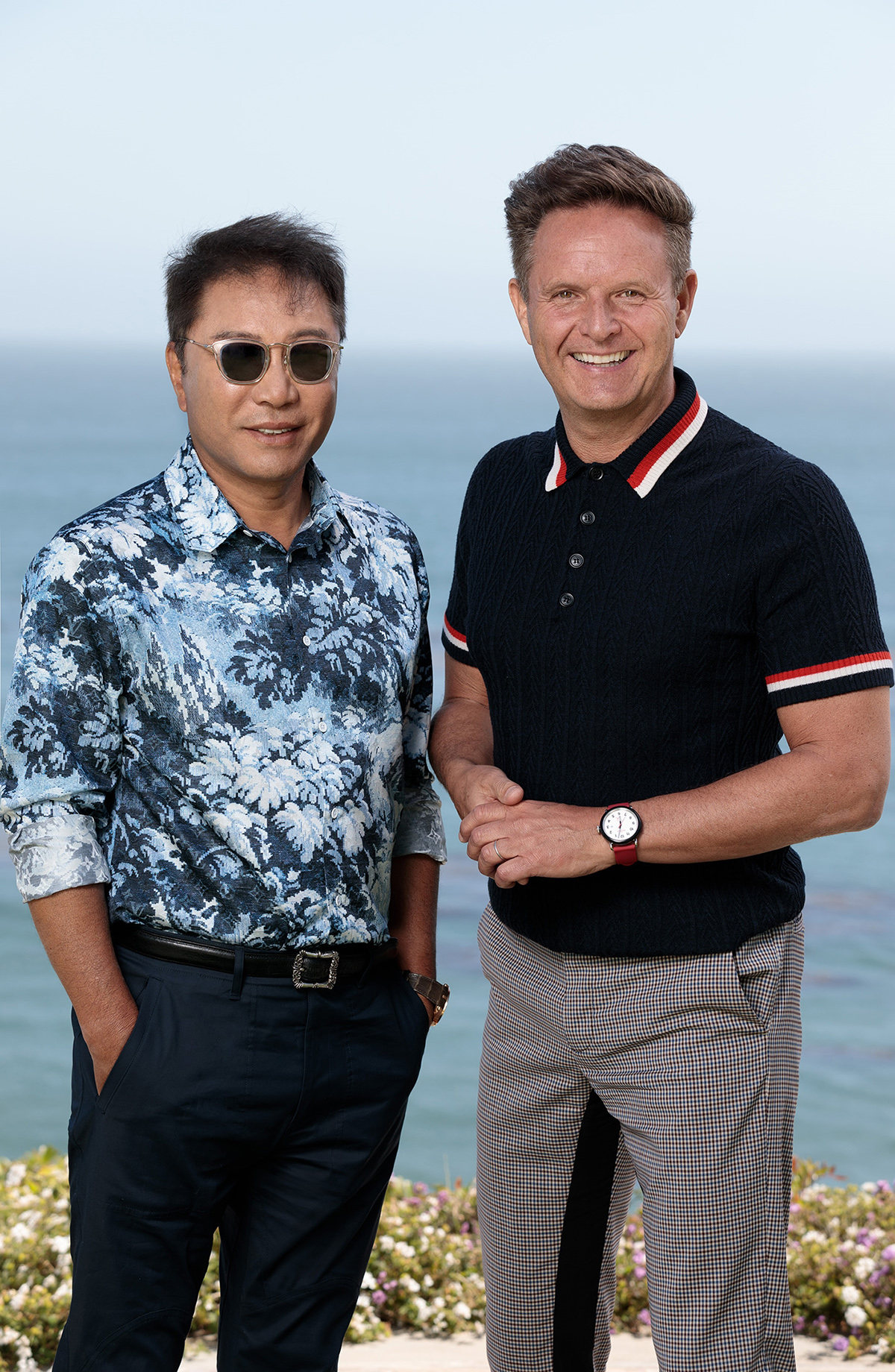 Lee Soo Man and Mark Burnett