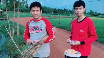 "ไผ่ พงศธร" ลงรูปวันจับปลา แต่งานนี้หลานชายพาแฟนๆ หลายคนหลุดโฟกัส